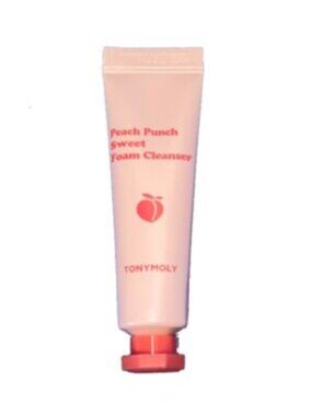 Tonymoly Peach Punch Sweet Foam Cleanser New Travel Size 10ML